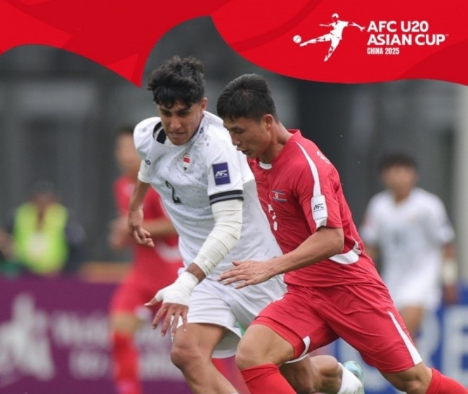  U20亞洲杯-上屆亞軍伊拉克1-1戰平朝鮮，后者控球率僅34%